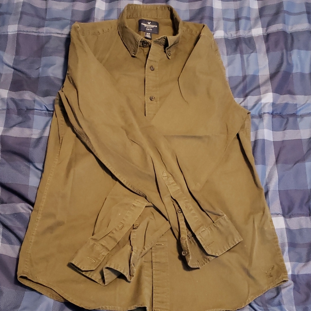 American Eagle LS button up